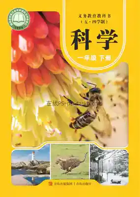 一年级科学下册(五四制)电子课本目录(义务教育教科书)